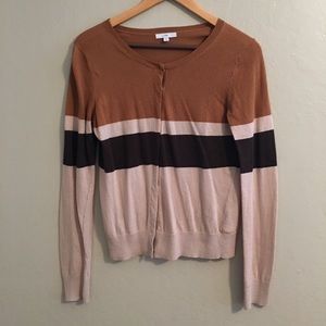 Coffee-creme cardigan